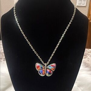🦋🆕 Brighton Colormix Small Butterfly Necklace NWT